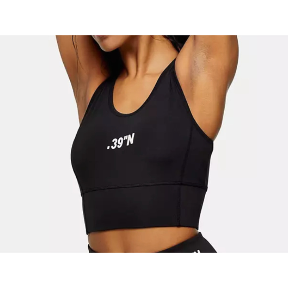TopShop black sports bra .39"N Size 4-6 (s)